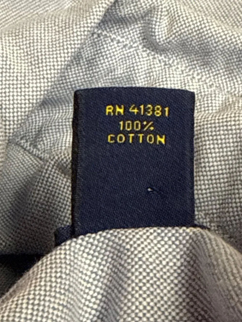alph Lauren Men's 2XB Big Blue Oxford Button Down Shirt 100% Cotton Pony
